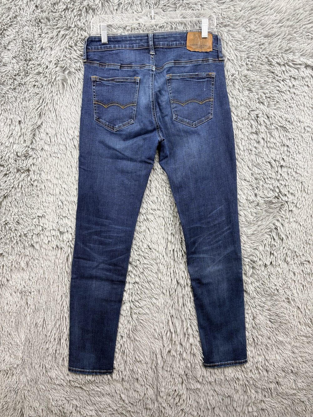 American Eagle Outfitters Jeans Mens 30 Blue Skinny Extreme Flex Distressed